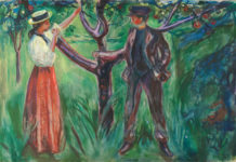 Edvard Munch, "Adam og Eva," 1909. FOTO: Munch-museet