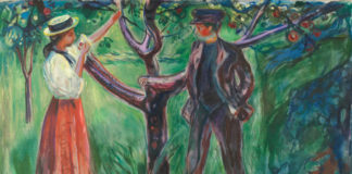 Edvard Munch, "Adam og Eva," 1909. FOTO: Munch-museet