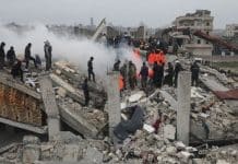 Syria-Samada-earthquake-rubble-ruins-humanitarian-aid