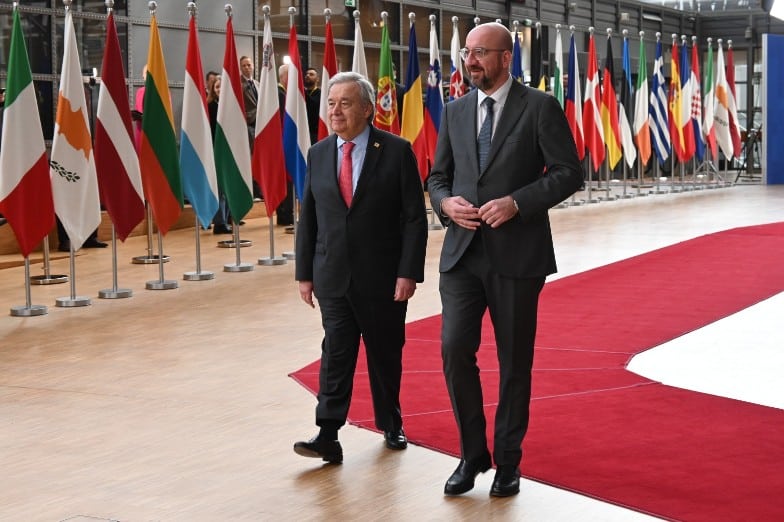 Antonio-guterres-charles-michel-EU-European-union-United-Nations