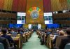 Antonio Guterres speaks at the General assembly 2023 in New York