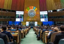 Antonio Guterres speaks at the General assembly 2023 in New York