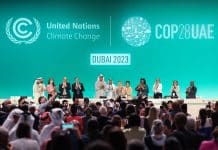 Billede af afslutningen på COP28