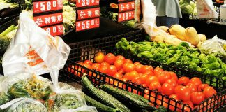 Residents shopping in a local supermarket in Wuhan, China, on Apr 8, when the city was reopened after a 76-day lockdown.