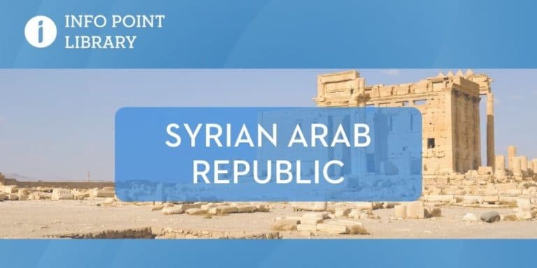 UNRIC Library backgrounder: Syrian Arab Republic