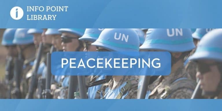 UNRIC Library backgrounder: Peacekeeping