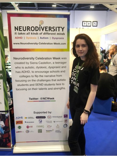 Siena Castellon presenting Neurodiversity