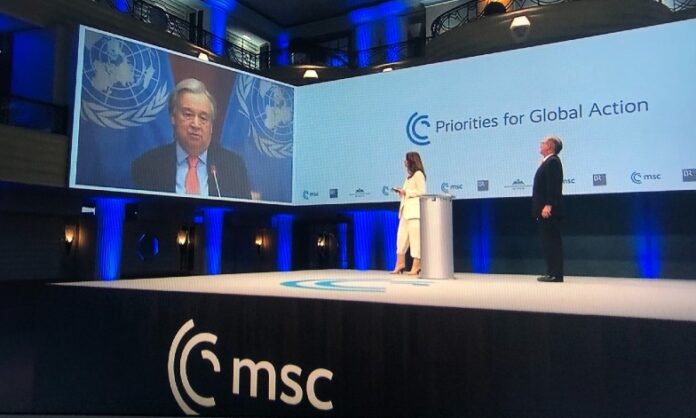 UNSG video participation at Munich Security Conference