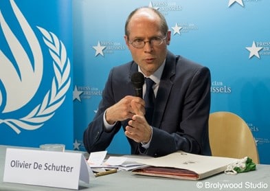 Olivier De Shutter, UN Special Rapporteur on extreme poverty and human rights