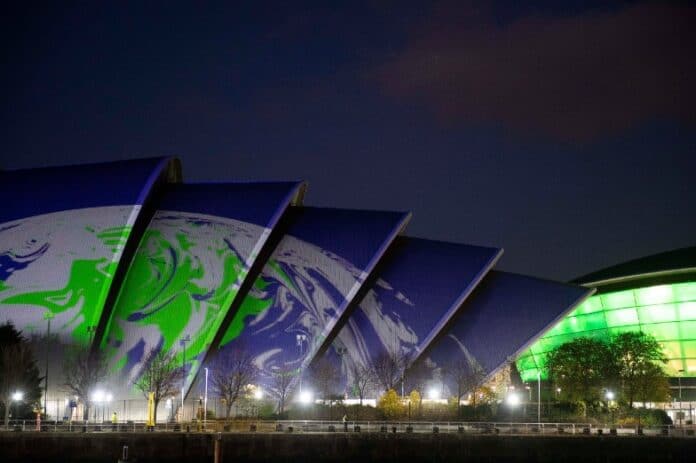 Conference centre in Glasgow where COP26 was held