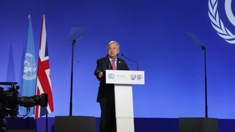 UN Secretary-General at COP26: “Either we stop it — or it stops us.”