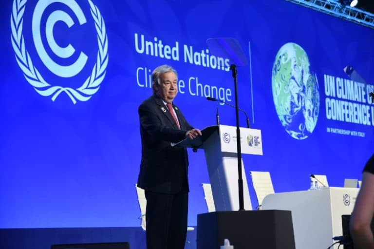 UN Secretary-General: Encouraging signs in Glasgow but not enough