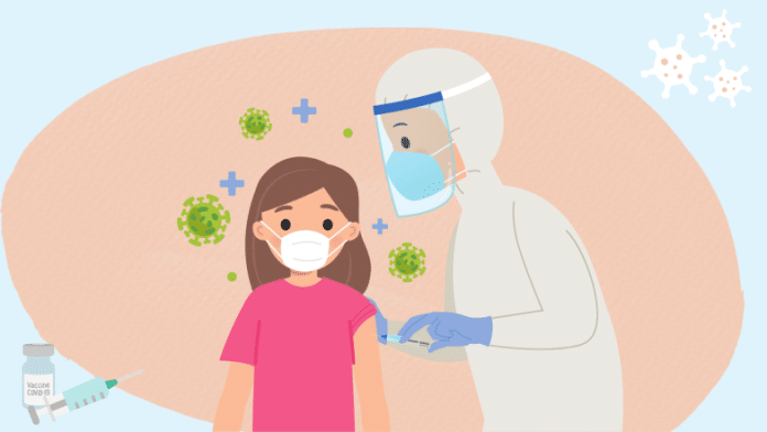 Children Vaccination illustration