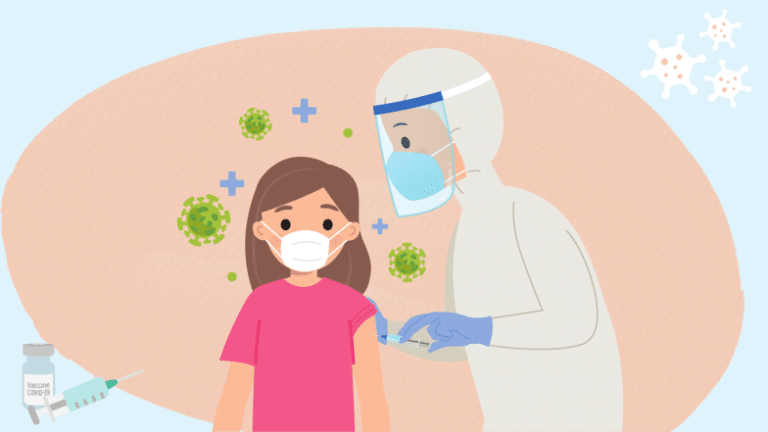 Children Vaccination illustration