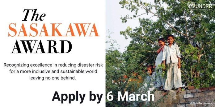 United Nations Sasakawa Award for Disaster Risk Reduction