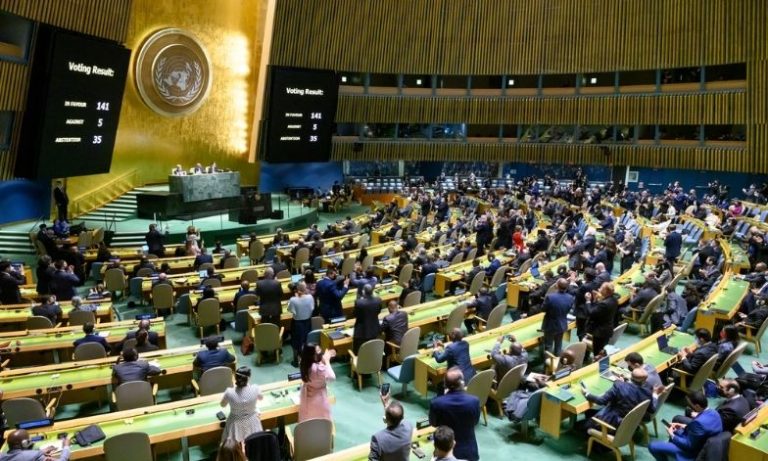 UN General Assembly vote on Ukraine invasion