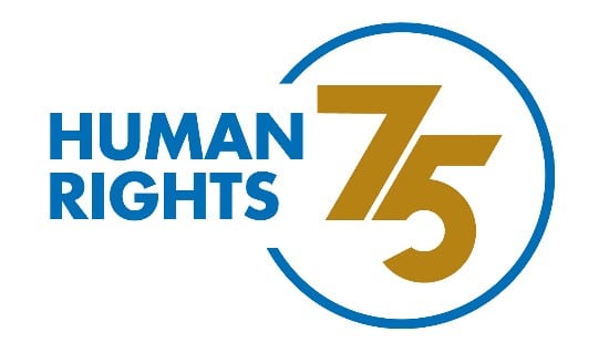 Human Rights 75 logo