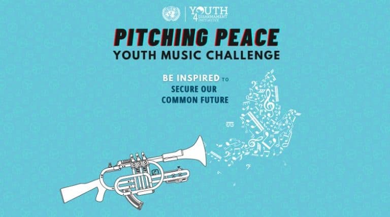 Pitching Peace Youth Music Challenge banner