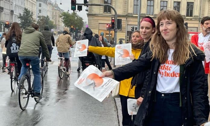 volunteers campaigning