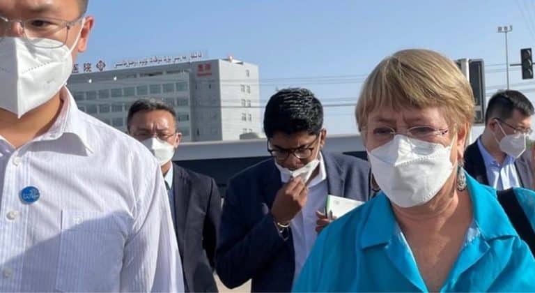 © OHCHR | High Commissioner Michelle Bachelet during her visit to China, in Ürümqi, Xinjiang Uyghur Autonomous Region, China.