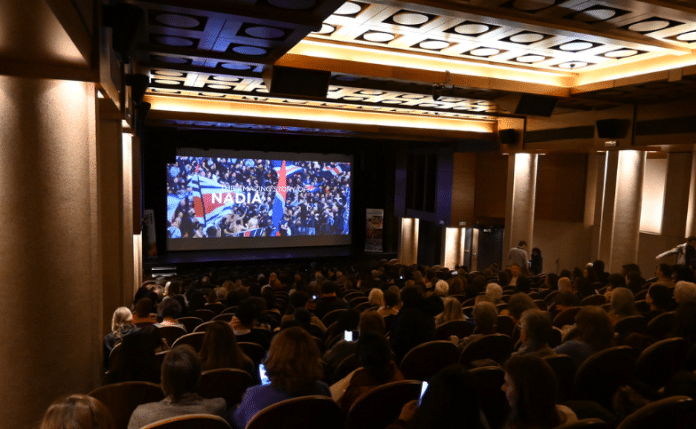 UN Cinema/Ciné ONU screening of Nadia at BOZAR Brussels for #IWD23