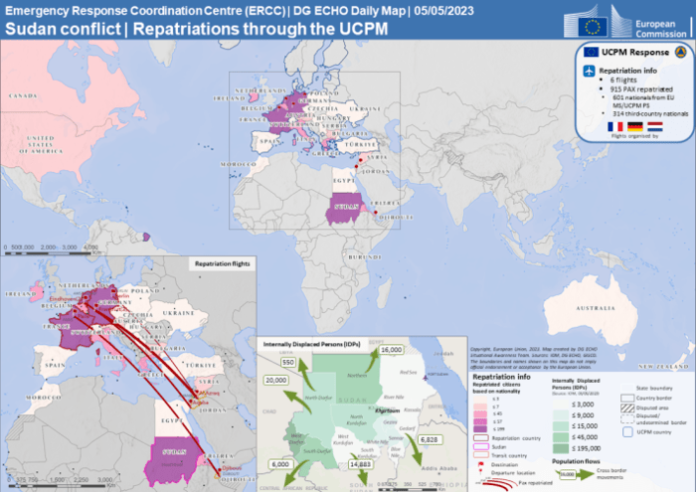 DG ECHO daily map, Sudan © European Union