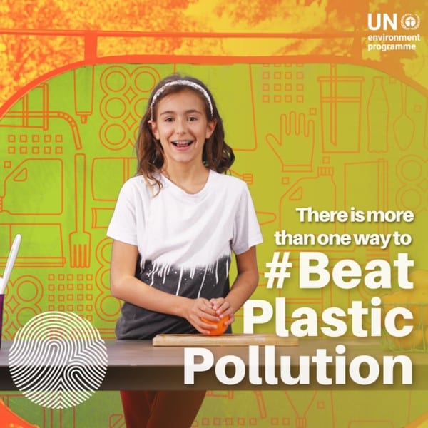 #BeatPlasticPollution poster