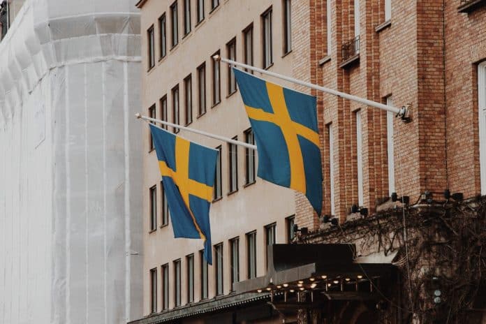 Swedish flags