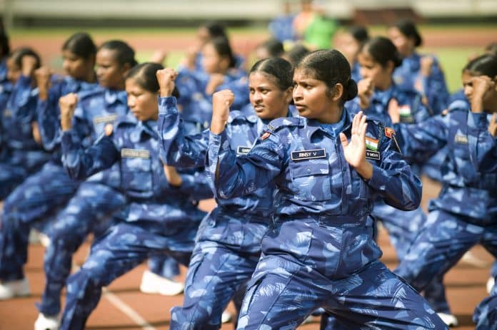 All-female Police Unit from India in Monrovia, Liberia. UNMIL Photo/Christopher Herwig