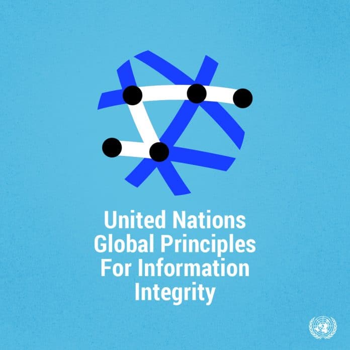 UN Global Principles for Information Integrity logo