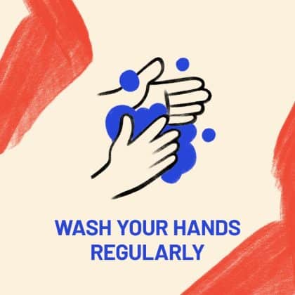 3 Ways to tackle AMR banner: Wash your hands regularly