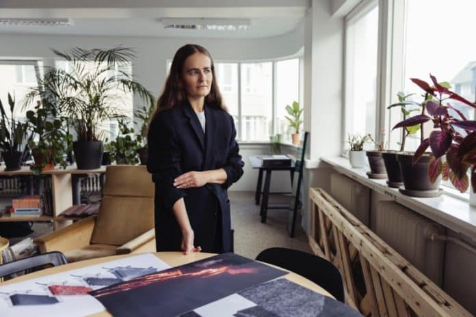 Icelandic architect Arnhildur Pálmadóttir in her studio in Reykjavík. Photo: Aldís Pálsdóttir/with kind permission