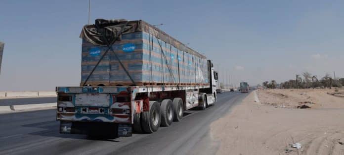 UNICEF-Mohamed Ragaa-Aid Truck-El Arish-Egypt