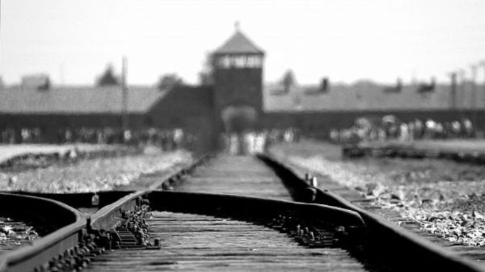 Photo de auschwitz, balustrades, birkenau