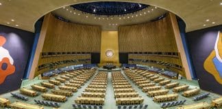 salle de l'Assemblée générale vide