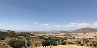 Paysage Altiplano espagne aride