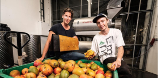 Les deux créateurs de Fruitleather