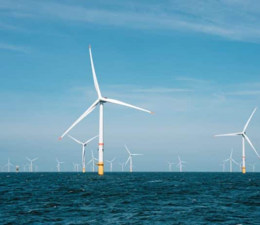 Éoliennes en mer du Nord