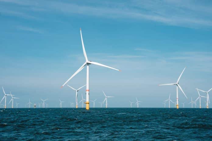 Éoliennes en mer du Nord