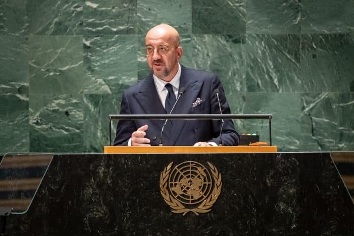 Charles Michel à l'Assemblée générale à New York