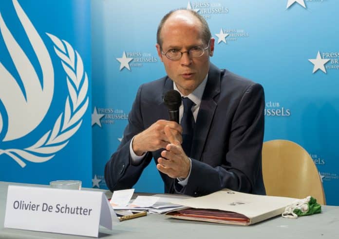 Olivier De Schutter Rapporteur spécial de l'ONU sur l'extrême pauvreté