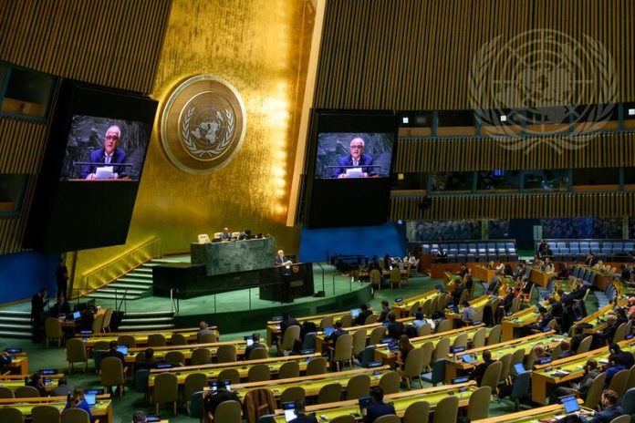 Assemblée générale des Nations Unies en session