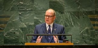 Le Prince Albert II de Monaco prend la parole lors du débat général de la 79ème session de l'Assemblée générale