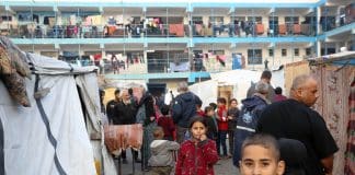 Les écoles de UNRWA dans la bande de Gaza servent d'abri pour les déplacés.