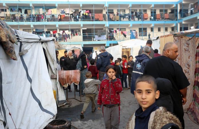 Les écoles de UNRWA dans la bande de Gaza servent d'abri pour les déplacés.