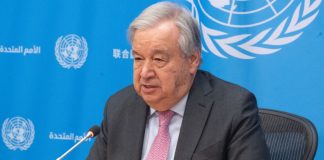 secretaire general onu antonio guterres