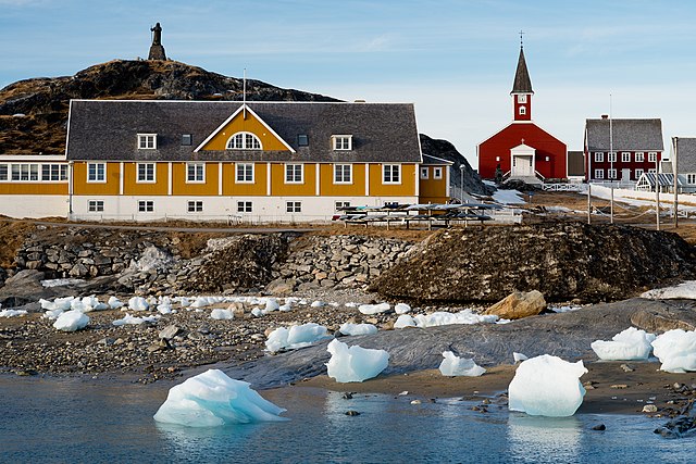 Nuuk höfuðstaður Grænlands.