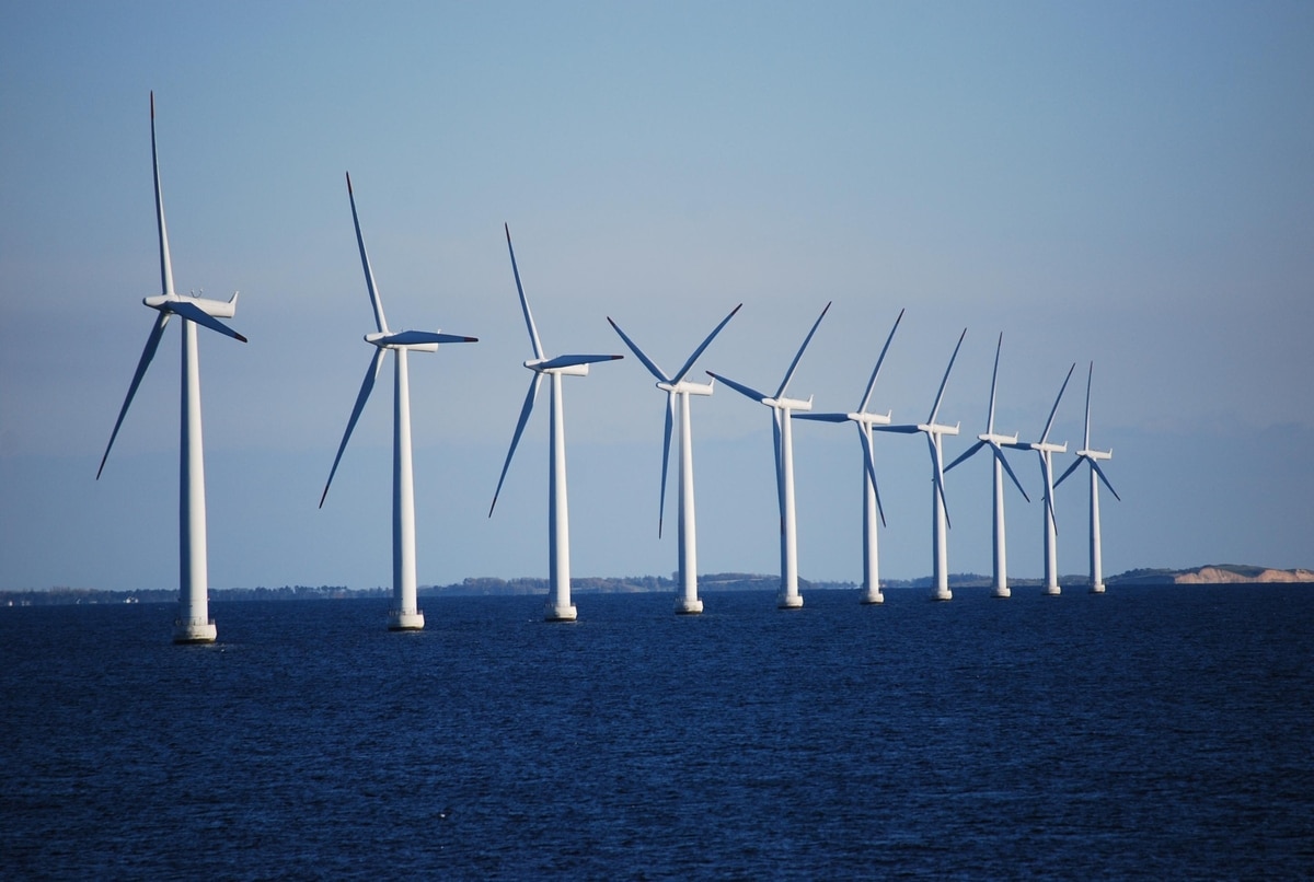 Windmills at Samsø, Denamrk.