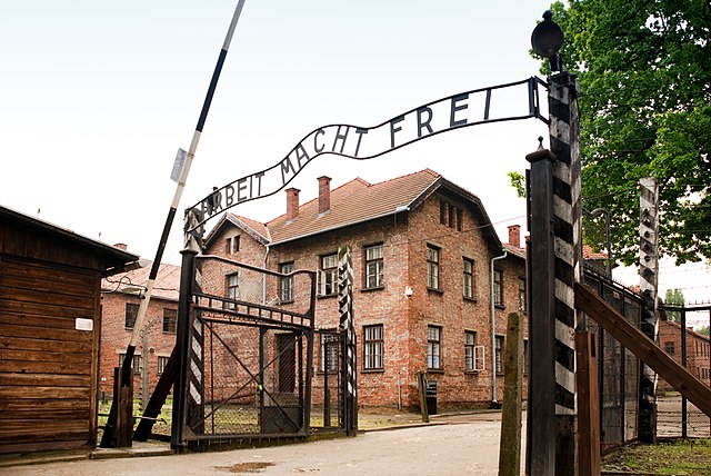 Útrýmingarbúðirnar í Auschwitz-Birkenau í Póllandi.