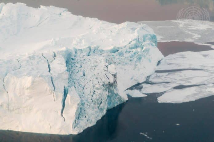 Ísjakar við Ilulissat á Grænlandi.